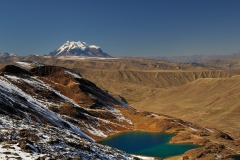 Bolivia - Cordillera Real - Chacaltaya - lake - Illimani 26