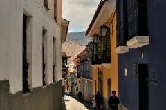 Bolivia - La Paz - colonial street - Calle Jaen 19