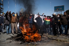 El Alto, Bolivia. 28th Jul 2020. Thousands protested the plans for a repeated postponing of the election programmed for September 2020. Radoslaw Czajkowski