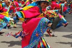 Bolivia - people - La Paz - dancers 2