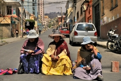 Bolivia - people - La Paz - blockade 17