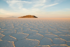 Bolivia - Salar de Uyuni - salt lake - sunset - Isla Incahausi 26