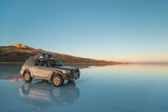 Bolivia - Salar de Uyuni - salt lake - water - car 50
